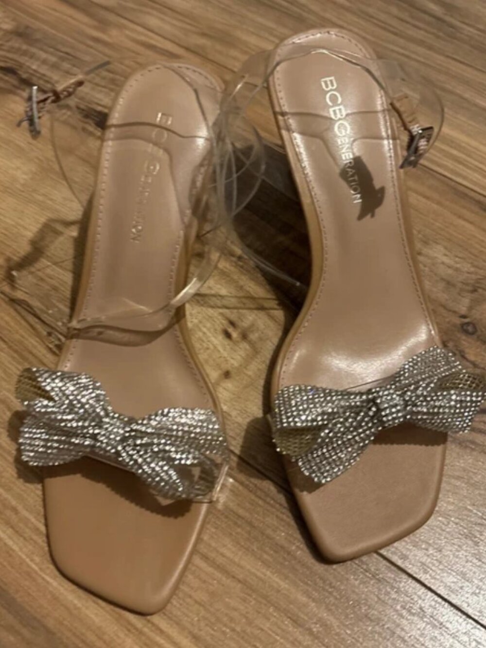 BCBG Nude heels